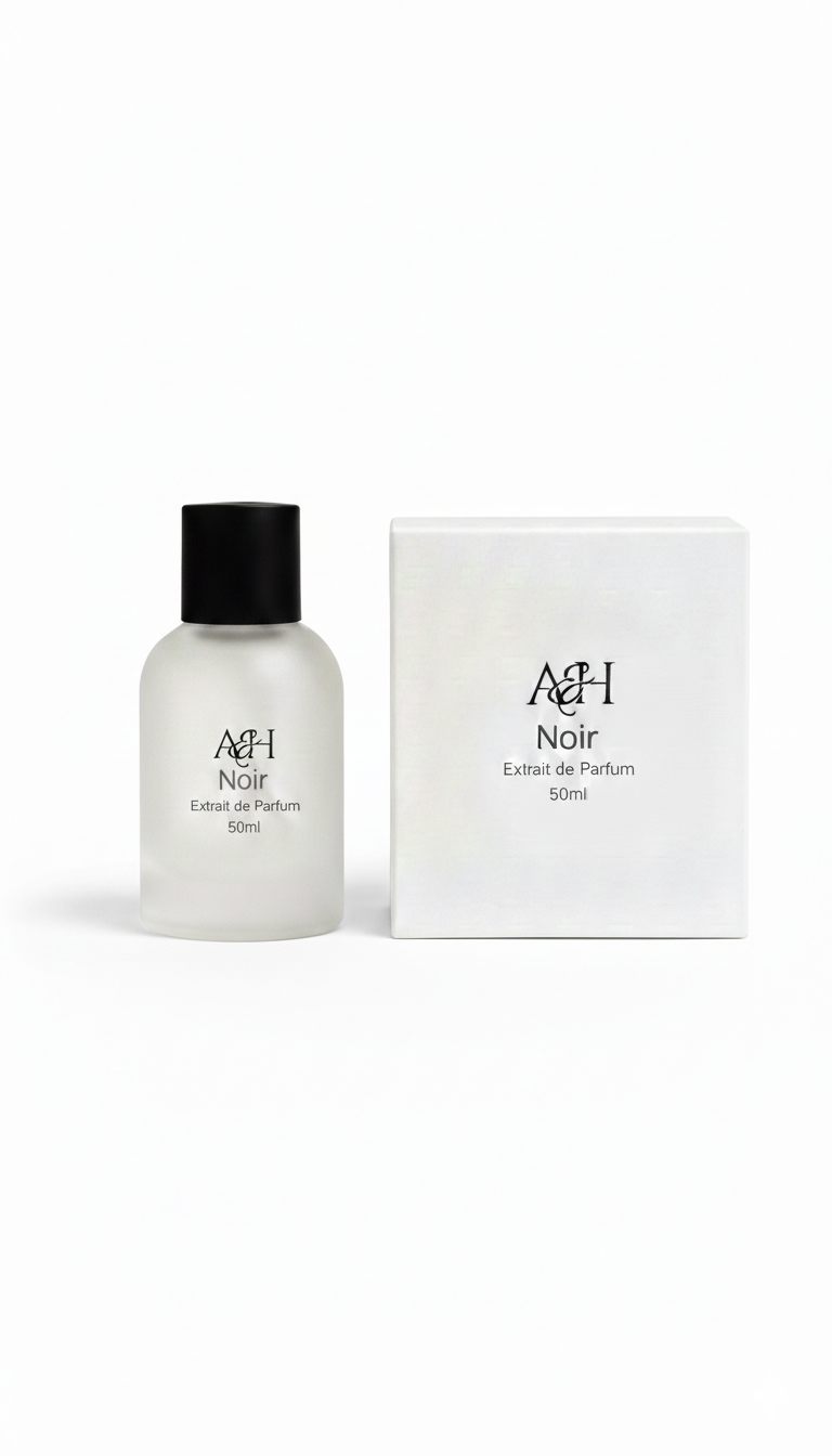A&H Noir – 50ml Extrait de Parfum | Citrus, Spice & Musky Amber